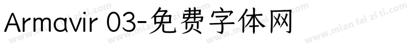 Armavir 03字体转换